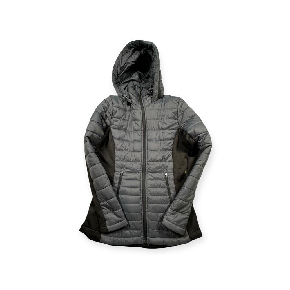 Mondetta Charcoal Quilted Puffer Jacket